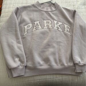 PARKE Valentine drop Light Lavender Sweatshirt